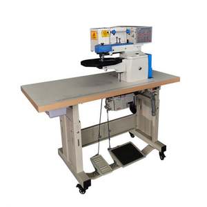 เครื่องติดกาวหนังซีเมนต์ร้อนสำหรับพับขอบรองเท้าแบบอัตโนมัติ พร้อมระบบพับพื้นรองเท้าด้วยคอมพิวเตอร์ และใบมีดตัดแบบฟลางกิ้ง - Product Image 3