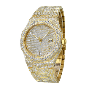 Gold Bestseller Hip Hop Iced Out Moissanite Watch For Men VVS1 Diamond Automatic Movement Luxury Wristwatch With Gift <b>Box</b> - Product Image 4