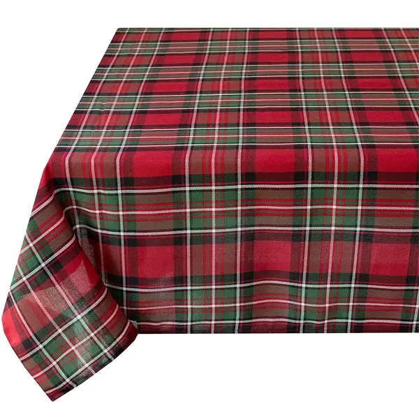 Winter Yarn-dyed Jacquard Plaid Stripe Printed Cloth Tablecloth Table Skirt Table CoversSuitable for Christmas Winter Festivals
