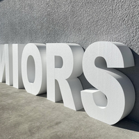 Décoration de mariage et d'anniversaire, lettrage extérieur personnalisé avec logo, lettres et chiffres en mousse EVA 3D