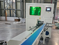 Machine de fabrication de rouleaux de papier toilette entièrement servo-électrique à grande vitesse avec machine de découpe de troncs monocanal à serrage automatique