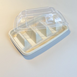 Cajas de Tacos Desechables de Fibra de Caña de Azúcar con Logotipo Personalizado, Contenedores para Comida y Cajas para Llevar Tortillas, Paquete de 3 - Product Image 5