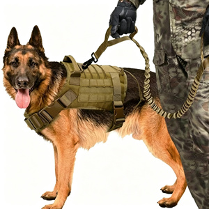 Harnais tactique tendance pour chien, idéal pour l'aventure, la randonnée et l'entraînement – Gilet respirant et réglable en <span class=keywords><strong>nylon</strong></span> robuste pour animaux de compagnie - Yilin Pet - Product Image 1