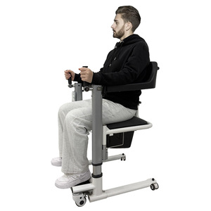 Machine de transfert de patient hydraulique, hauteur réglable 725-1025 mm, avec siège de toilette et frein, pour soins à domicile - Product Image 5