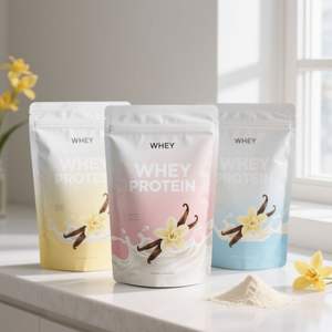 Custom Stand Up Zipper Pouch Smell Proof for Food <b>Storage</b> Leak Proof Powder <b>Plastic</b> Packaging <b>Bag</b> - Product Image 1