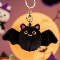 Poupée en peluche chauve-souris noire gothique mignonne nouveau cadeau animal doux pour les peluches de chauve-souris drôles d'Halloween pour enfants