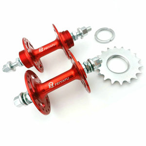 Feiyafu – Moyeux de vélo en aluminium 20, 24, 32, 36 trous, jeu de roues avant pour vélo à pignon fixe avec caches d'axe et accessoires - Product Image 4