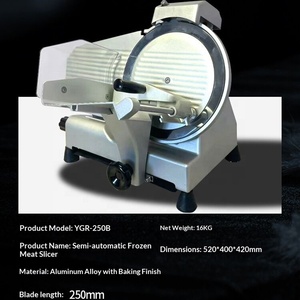 Máquina Rebanadora de Carne Eléctrica, Rebanadora de Alimentos Ajustable en Grosor, Uso Comercial y Doméstico, Corta Vegetales y Queso - Product Image 3
