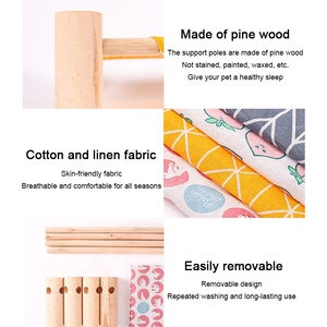 पालतू पशु उत्पाद गर्मियों पालतू सोफे पालतू जानवर पिल्ला बिस्तर बिल्ली लकड़ी झूला सोफे कुत्ते लकड़ी बिल्ली बिस्तर - Product Image 3