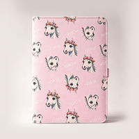 YALONG YLA5R017 A5 - Cuaderno de Tapa Dura de Cuero con Estampado de Caballo de Dibujos Animados, Cierre Elástico, Personalizable, Regalo al por Mayor
