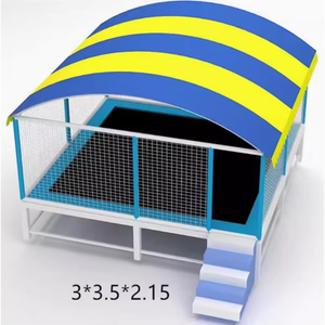 Équipement de parc de trampolines commercial facile à installer, lit de saut, installations de divertissement pour tous - Product Image 1