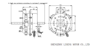 Motor para Batidora <span class=keywords><strong>UUU</strong></span> CL Monofásico con 3 Años de Garantía, Motor de Inducción a Prueba de Goteo para Batidora - Product Image 4