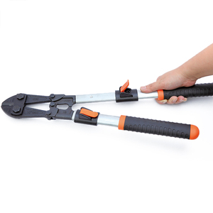 Cizallas para barras <span class=keywords><strong>de</strong></span> acero con mango telescópico, cortacables, pelacables <span class=keywords><strong>de</strong></span> plástico <span class=keywords><strong>de</strong></span> agarre suave, aislamiento <span class=keywords><strong>de</strong></span> cables, mandíbula biselada roja, OEM - Product Image 3