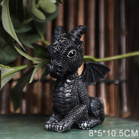 Mythologie Mignon Gothique Animal Statue Résine Cerbère Licorne Dragon Griffin Ouroboros Figurines Halloween Décor Nouveauté Cadeaux