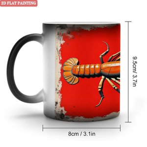 แก้วกาแฟเซรามิกเปลี่ยนสีได้ ขนาด 11 ออนซ์ สีดำด้าน สำหรับพักผ่อนวันหยุดสุดสัปดาห์ที่บ้าน - Product Image 1