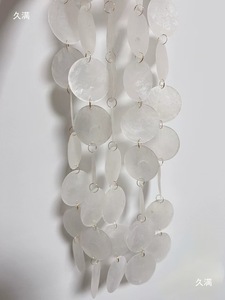 Decorazioni di Lusso alla Moda per Matrimoni all'Aperto, Ghirlanda di Campanelli a Vento in Conchiglia, Tenda di Perle Madreperla per Eventi e Feste, Vendita all'Ingrosso - Product Image 3
