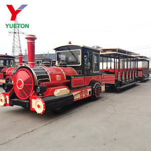 Train sans rail de 27 places adoré par le client du Sri Lanka et de l'Algérie-Balade électrique, certifié pour la sécurité, pour les parcs et les attractions - Product Image 1