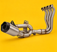 Système d'échappement complet pour moto avec tuyau de raccordement et DB Killer, fabriqué en Chine pour usage industriel (état neuf)