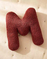 Doux Initial Vintage Festival Coussin Alphabet Coussin Décoratif pour Salon Canapé Canapé Lit Voiture Décoration Initiale