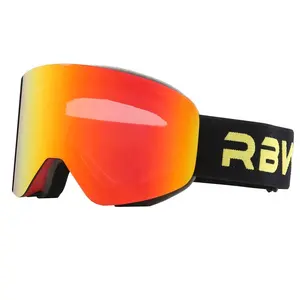 DDP versand bereit OTG Ski Snowboard brille mit Magnet linsen, Schnee brille für Männer & Frauen