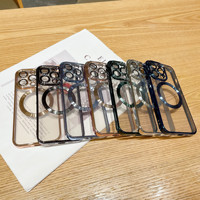 Coques de téléphone TPU électroplaquées de style mode Europe-Amérique, les plus populaires, pour iPhone 17 15 14 13 11 Pro Max