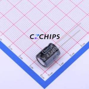 ตัวเก็บประจุอิเล็กโทรไลต์อะลูมิเนียมแบบ Through-Hole รุ่น KM475M450G13RR0VH2FY0 ขนาด D10xL13 มม. 4.7uF 20% 450V 5 มม. - Product Image 1