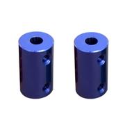Encodeur élastique accouplement en alliage d'aluminium personnalisé divers accouplement d'arbre Flexible rigide coupleur moteur connecteur 2/3/4/5/6/8mm