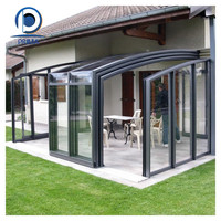 Maytech — kit de salon de soleil de haute qualité, toutes saisons, lunettes de soleil, maison préfabriquées en Aluminium, toit de Patio en verre
