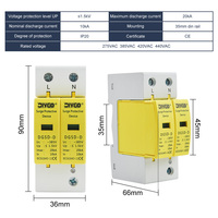 DIY GO AC SPD 2P 20KA 40KA 60KA 385V Protection contre les surtensions domestique Protection Dispositif de protection contre les surtensions basse tension 1P+N