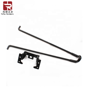 Contemporary Furniture <strong>Leg</strong> Black 500mm End <strong>Dining</strong> <strong>Table</strong> Fold the <strong>Legs</strong> Home Kitchen Office Desk for Bedroom Hospital - Product Image 2