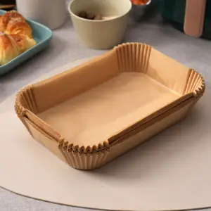 Hot Sale 100PCS Non-stick Disposable Liners Baking Paper Air Fryer Oil-proof Disposable Paper Liner