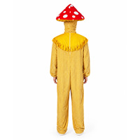 Ensemble de costume chapeau et cape champignon pour adulte - Matière polyester, style urbain original pour Halloween, cosplay, fête forestière, scène