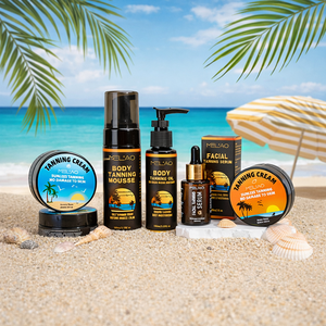 Kit Complet Auto-Bronzant OEM : Sérum, Crème Corporelle, Mousse, Huile – Bronzage Éclatant Sans Soleil, Hydratant, Longue Durée, Couleur Uniforme, Lotion Bronzante - Product Image 1