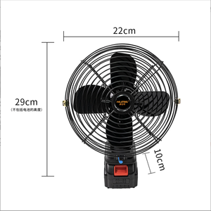 Ventilador Decorativo de 21V ABS+PC con Sensor de Movimiento, 60 mph, 500 CFM, Alimentado por Batería, Grado Industrial para Exteriores, Móvil PR-S-21 - Product Image 5