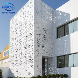 Maille métallique perforée en acier inoxydable 304 et aluminium avec services de poinçonnage, découpe et pliage pour caches de radiateurs - Product Image 3