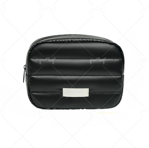 Bolsa de maquillaje pequeña para viaje, bolsa de aseo para bolso, bolsa acolchada pequeña para cosméticos, linda bolsa de maquillaje para mujer, se mete fácilmente en el bolsillo. - Product Image 2