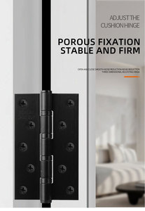 Bản lề cửa bằng thép không gỉ 304 có thể tùy chỉnh, phụ kiện phần cứng đồ gỗ bền bỉ, lắp đặt dễ dàng, bản lề âm hiện đại 2mm - Product Image 3