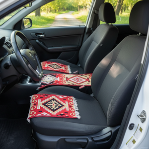 Juego de alfombras de asiento de coche estilo Kilim lavable cubierta de asientos de coche hecha a máquina - Product Image 3