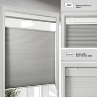 Persianas Enrollables de Panal TDBU Inalámbricas de Estilo Francés para Ventanas Modernas con Ajuste Perfecto Integrado, Interior Minimalista, Opacas