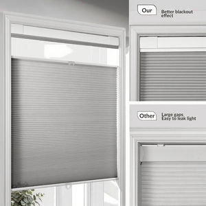Persianas Enrollables de Panal TDBU Inalámbricas de Estilo Francés para Ventanas Modernas con Ajuste Perfecto Integrado, Interior Minimalista, Opacas - Product Image 1