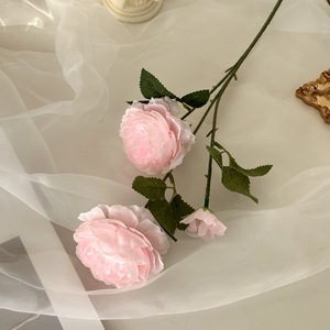 3 têtes de pivoines artificielles pour la décoration de vases à la maison, les allées de mariage et les murs floraux, les arrangements floraux de table de salle à manger et de fête - Product Image 4