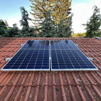 Clips et rails de montage de panneaux solaires réglables, rail en aluminium pour système de montage de panneaux solaires