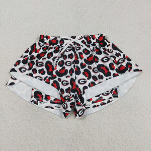 Shorts d'été léopard imprimé pour filles, en soie de lait douce et coton biologique, vêtements de sport pour enfants, tendance - Product Image 5