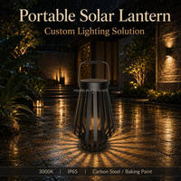 Lanterne solaire portable multi-scènes, lampe de table solaire d'extérieur, lumières solaires pour jardin, pelouse, fête en plein air
