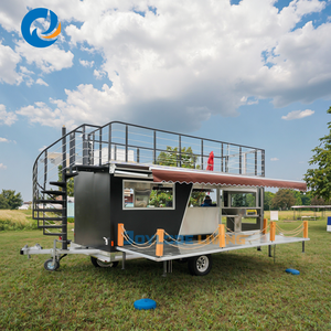 Mới phổ biến thực phẩm được trang bị đầy đủ xe tải để bán Châu Âu tùy chỉnh nhượng bộ với nước chìm cà phê bán hàng tự động giỏ hàng thực phẩm Trailer - Product Image 1