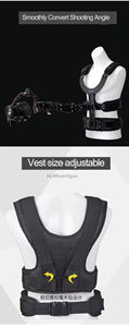Gilet <span class=keywords><strong>stabilisateur</strong></span> de caméra Bilate et gilet absorbant les chocs pour <span class=keywords><strong>bras</strong></span> double pour caméras DSLR professionnelles DJI Ronin-S RS2 RSC2 Crane 2 - Product Image 5