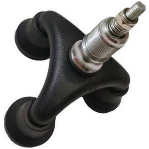 Punta de goma para bastón de tres patas 11x9.5 para bastón de senderismo, accesorios de senderismo - Product Image 1