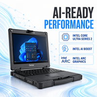 Portátil Convertible Totalmente Resistente Getac V120 de 12.2 Pulgadas, Pantalla Táctil de 1000 Nits, IP66, Portátil Industrial con Windows 11 Pro
