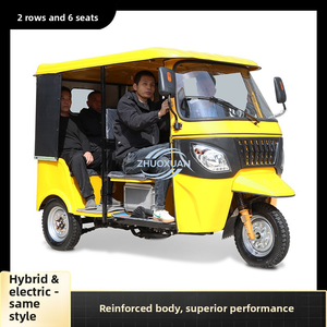 Triciclo Eléctrico de Gran Capacidad y Múltiples Asientos, Color Elegante, Alta Seguridad, Vehículo Práctico para Desplazamientos - Product Image 4