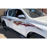 Autocollant de voiture pour Hilux Pickup 4 portes, bande de carrosserie pour Hilux 4X4 2023